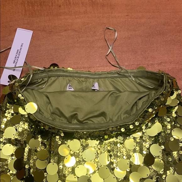 Princess Polly Green Sequin Skirt Set - Picture 12 of 13